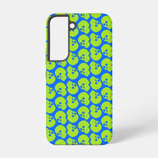 Side Skulls Pattern Samsung Galaxy S22 Case (Back)