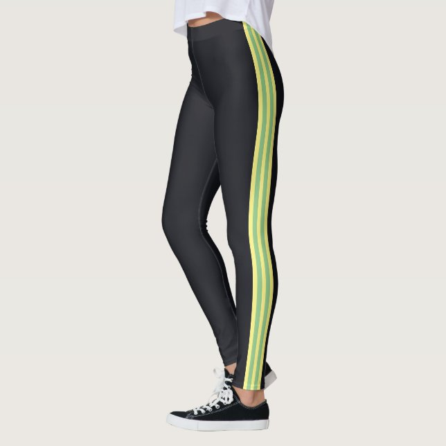 Side Stripe Leggings - Custom Colours (Left)
