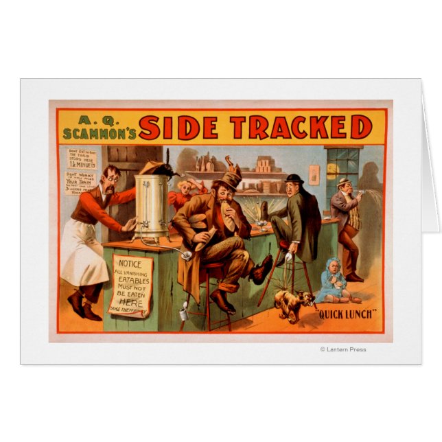 Side Tracked - Comical Caf� Scene Theatre (Front Horizontal)