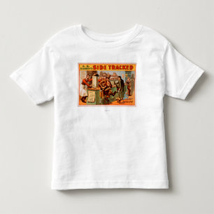 Side Tracked - Comical Caf� Scene Theatre Toddler T-Shirt