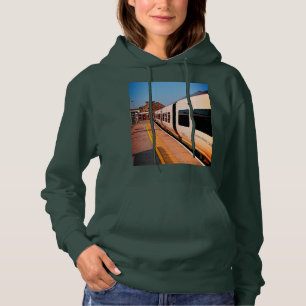 Side train , at the station hoodie