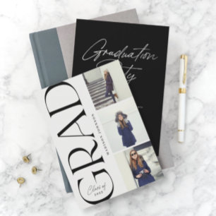 Side Typography Graduation 2022 3 Photo  Party Invitation