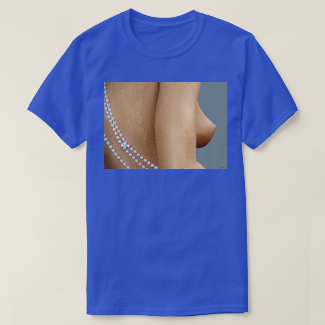 Side View of a Mermaid T-Shirt (Design Front)