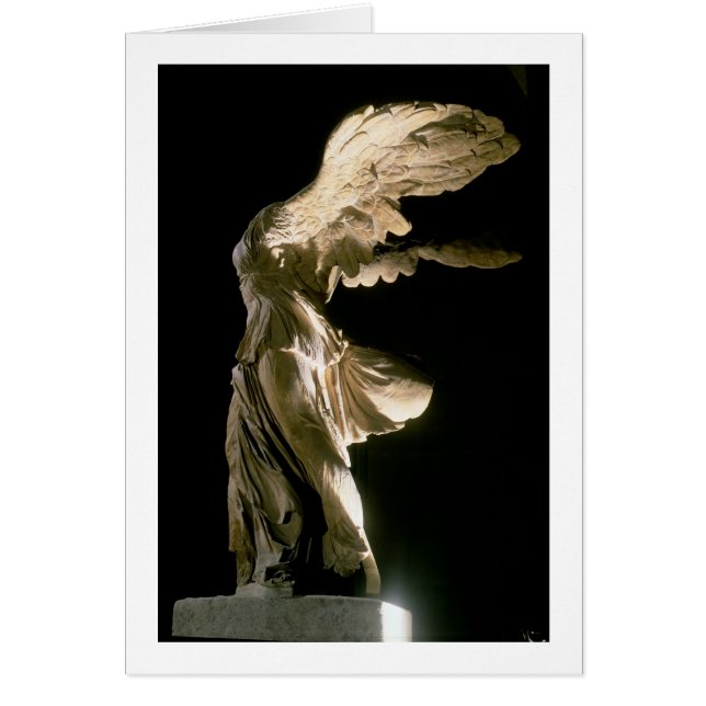 Side view of the Victory of Samothrace (Parian mar (Front)