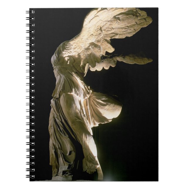 Side view of the Victory of Samothrace (Parian mar Notebook (Front)