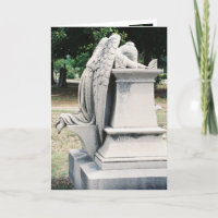 Side View of Weeping Angel Card