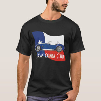 Side View, Texas Cobra Club with flag T-Shirt