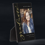 Side Writing EDITABLE COLOR Graduation Plaque<br><div class="desc">Great keepsake to remember this special milestone in life. Background colour can be customised online! Matching items can be found on our website: www.berryberrysweet.com or upon request.</div>