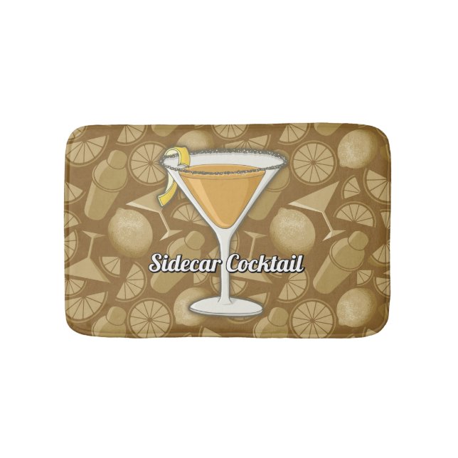 Sidecar cocktail bath mat (Front)