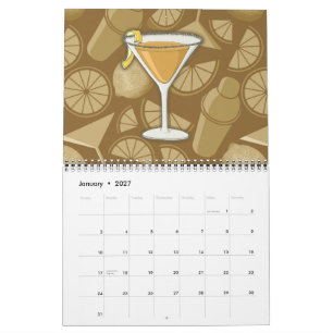 Sidecar cocktail calendar