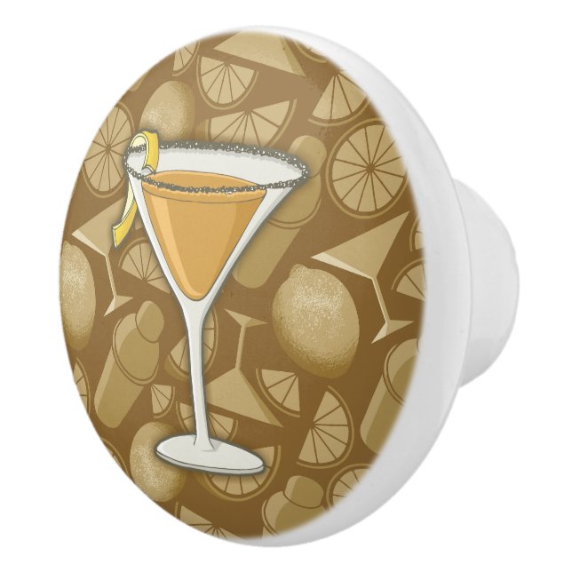Sidecar cocktail ceramic knob (Right)