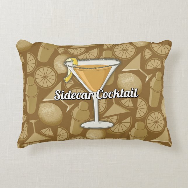 Sidecar Cocktail Decorative Cushion (Front)