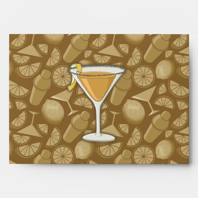 Sidecar cocktail envelopes (Front)
