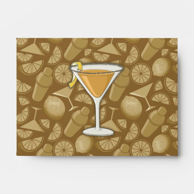 Sidecar cocktail envelopes (Front)