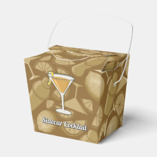 Sidecar cocktail favour box