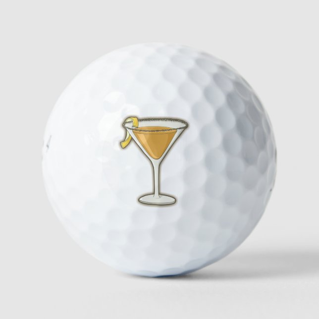 Sidecar cocktail golf balls (Front)