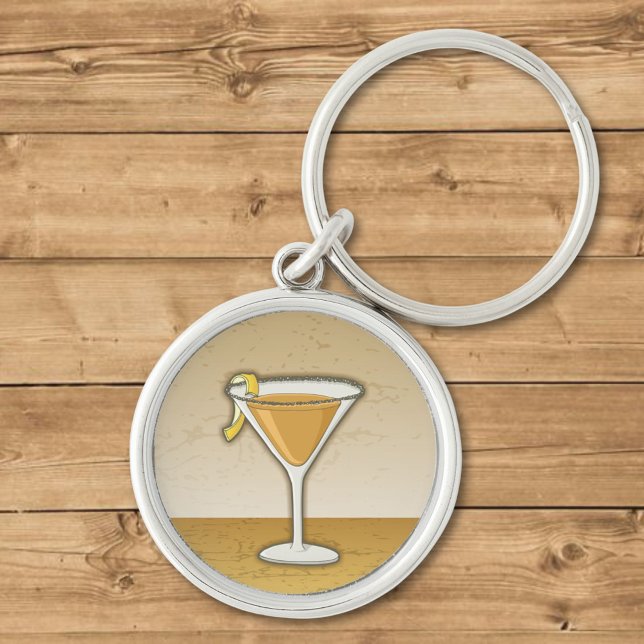 Sidecar cocktail key ring (Creator Uploaded)