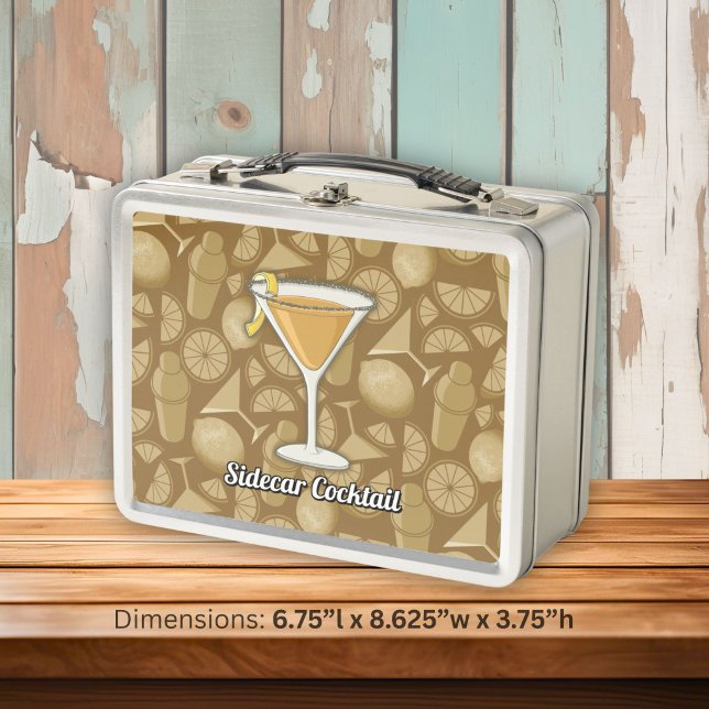 Sidecar Cocktail Metal Lunch Box (Creator Uploaded)