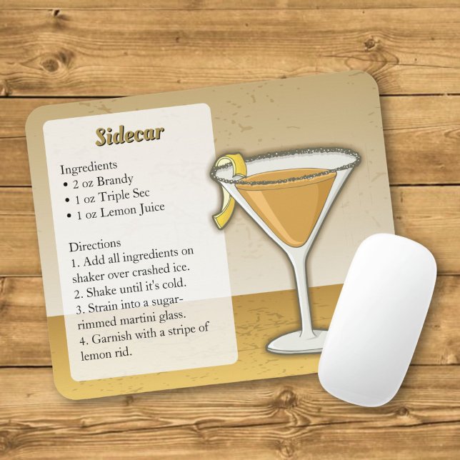 Sidecar cocktail mouse mat (Creator Uploaded)