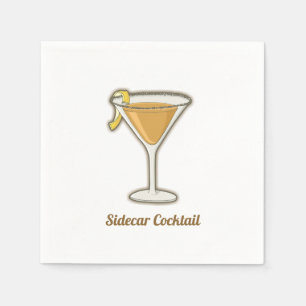 Sidecar cocktail napkin