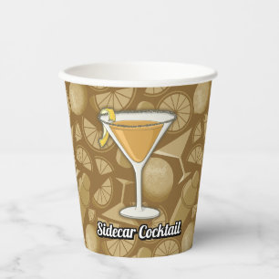 Sidecar Cocktail Paper Cups