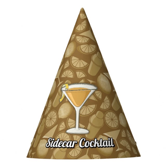 Sidecar cocktail party hat (Front)
