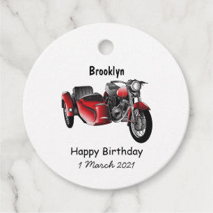 Sidecar motorcycle cartoon illustration  favour tags