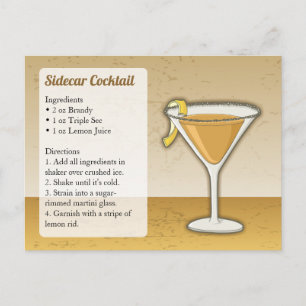 Sidecar Recipe Card