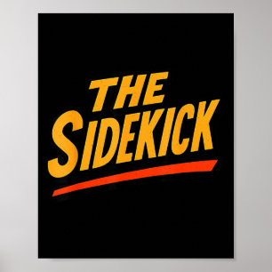 Sidekick Easy Halloween Matching Superhero Costume Poster