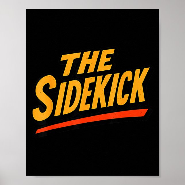 Sidekick Easy Halloween Matching Superhero Costume Poster (Front)