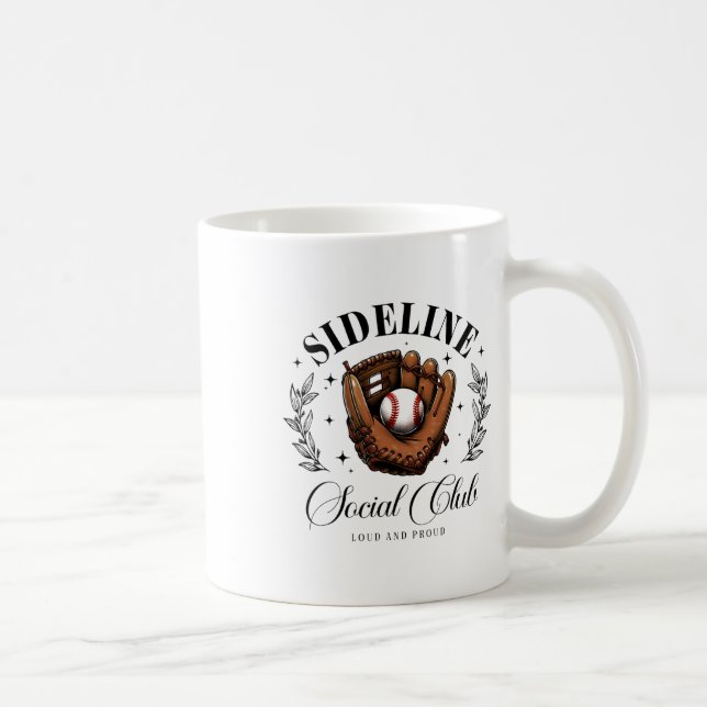 Sideline Social Club Bysebyll Mum Matching  Coffee Mug (Right)