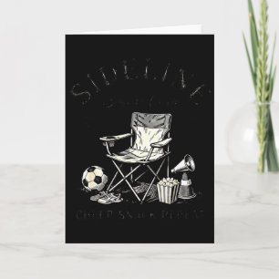 Sideline Social Club Cheer Snack Repeat Soccer Mum Card