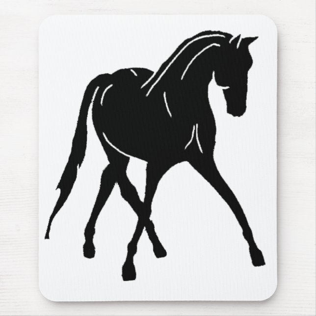 Sidepass Dressage Horse Mouse Mat (Front)