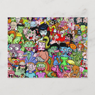 Sideshow Freaks Postcard