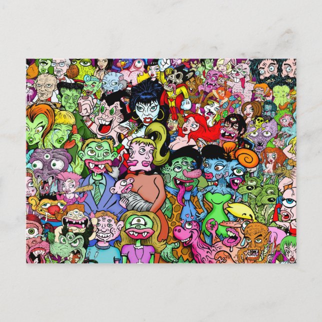 Sideshow Freaks Postcard (Front)