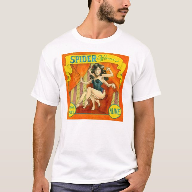 Sideshow freakshow T-shirts, SPIDER WOMAN T-Shirt (Front)