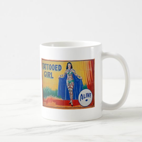 Sideshow Tattooed Girl Coffee Mug
