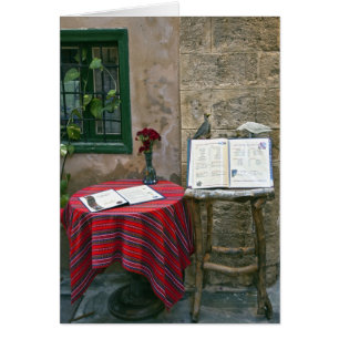 Sidewalk cafe, Chania, Crete, Greece