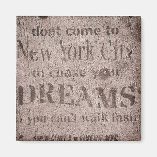 "Sidewalk Dreams-Little Italy, NYC" Magnet