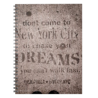 "Sidewalk Dreams" Spiral Photo Notebook