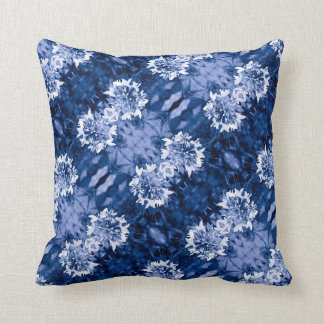 Sidewalk Flower In Blue  Cushion