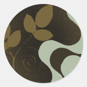 sidewalk of copa rounded classic round sticker