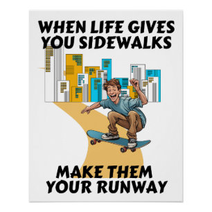 Sidewalks to Runways Poster
