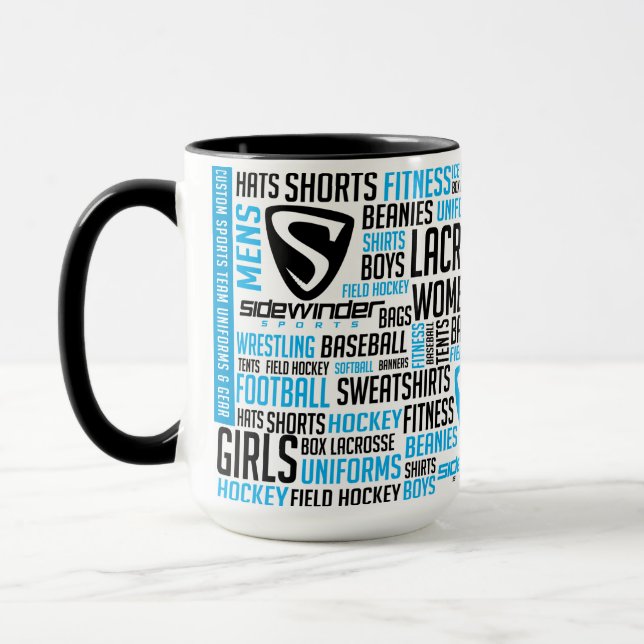 Sidewinder Sports - Word Art - Mug (Left)