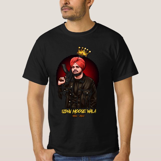 Sidhu moose wala Singer T-Shirt (Front)