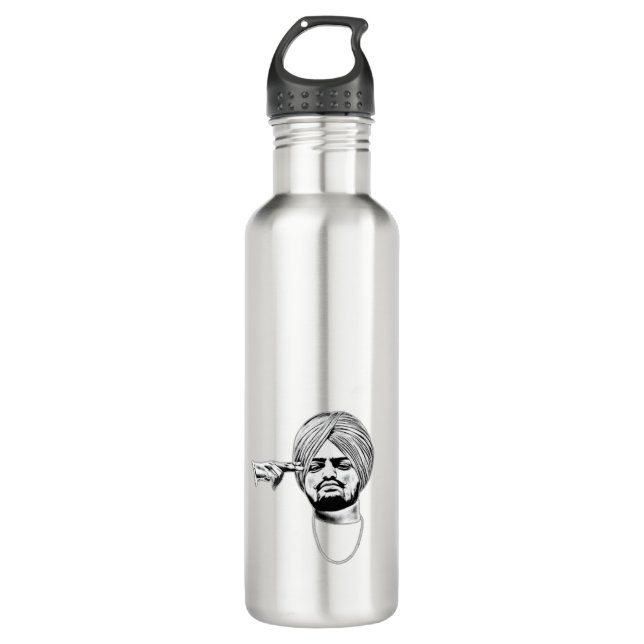 Sidhu Moose wala Stainless Steel Punjabi Tribute 710 Ml Water Bottle (Front)