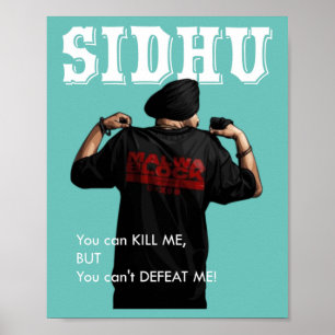 Sidhu Moosewala Desi Merch Punjabi  Pullover  Poster