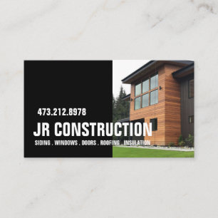 SIDING  WINDOWS  DOORS  ROOFING  INSULATION BUSINE BUSINESS CARD