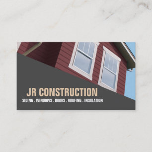 SIDING  WINDOWS  DOORS  ROOFING  INSULATION BUSINESS CARD