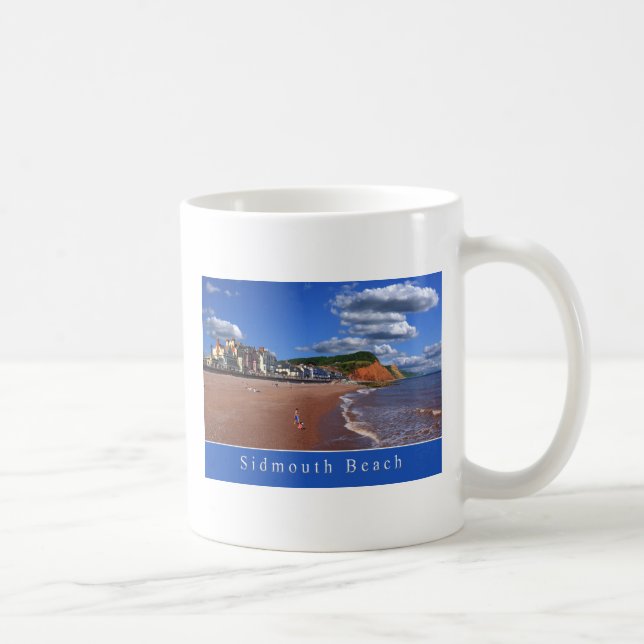 Sidmouth Beach Mug (Right)